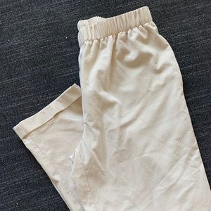 SOLD* Comfy Oak and Fort Elastic Waistband Pants
